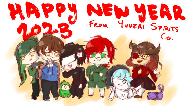 New Years Greeting Card